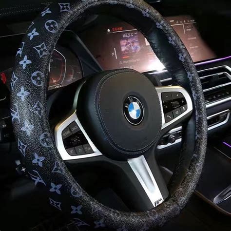 louis vuitton steering wheel cover black|louis vuitton steering wheel cover reviews.